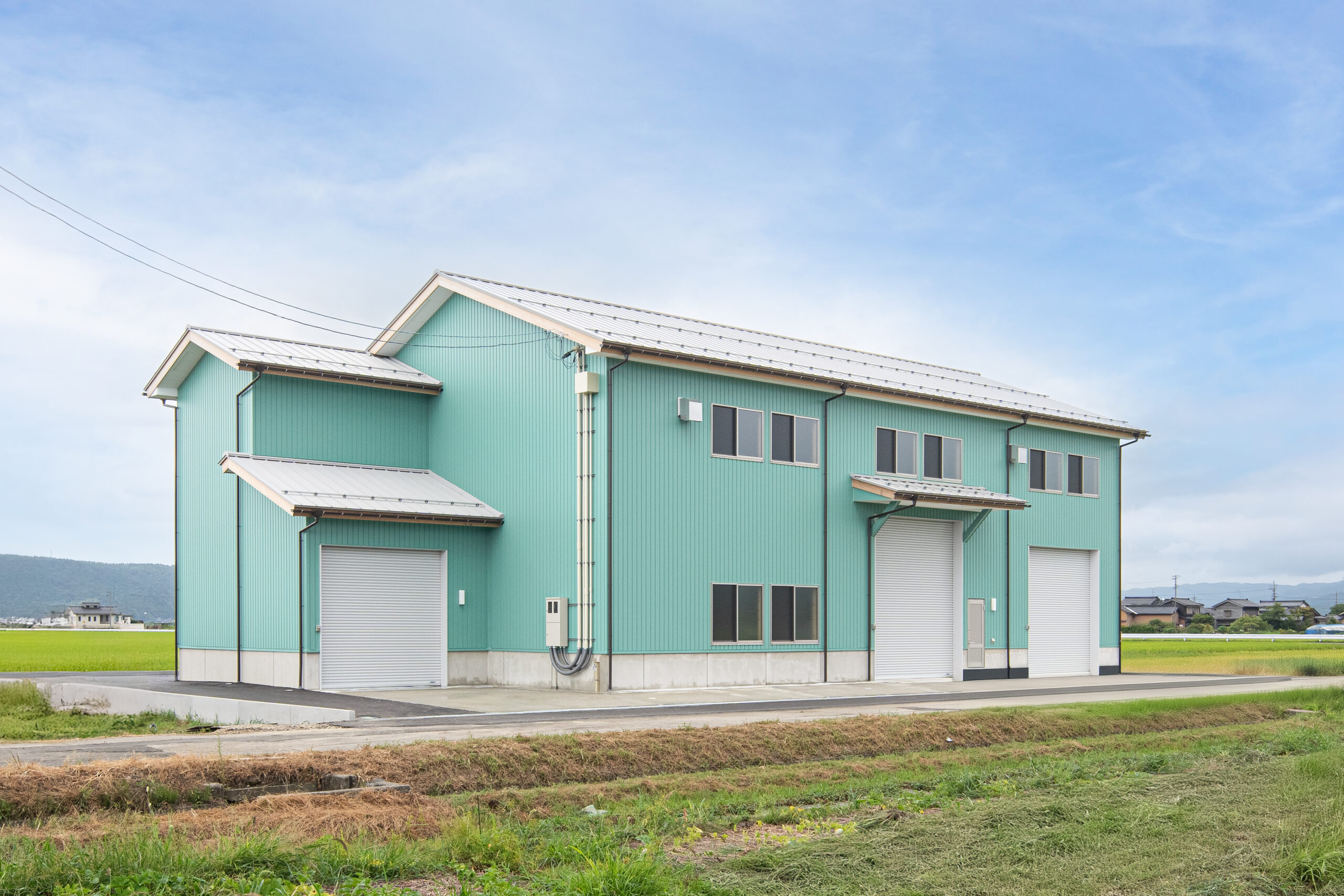 木造トラスで大スパンを実現した乾燥調製施設 │木造化事例
