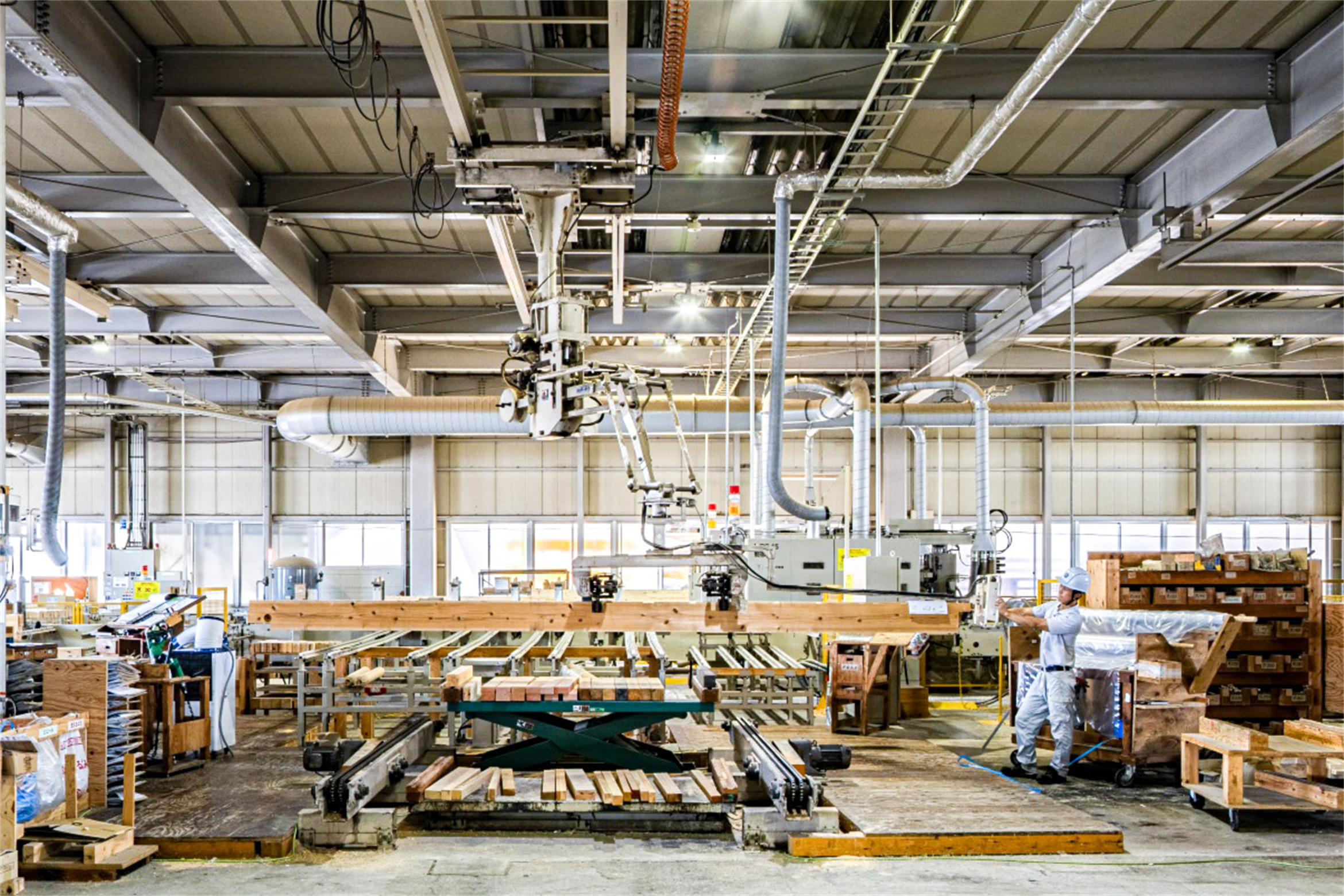 プレカット工場　中大規模木造建築